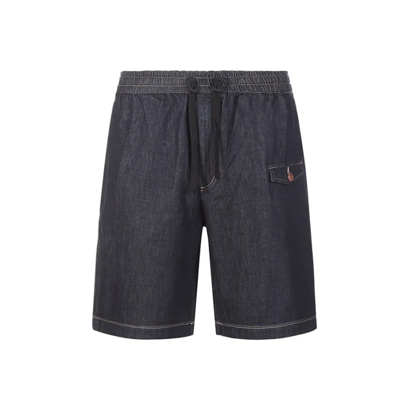 ARMANI EXCHANGE Denim Shorts Men Dark Denim Blue-0