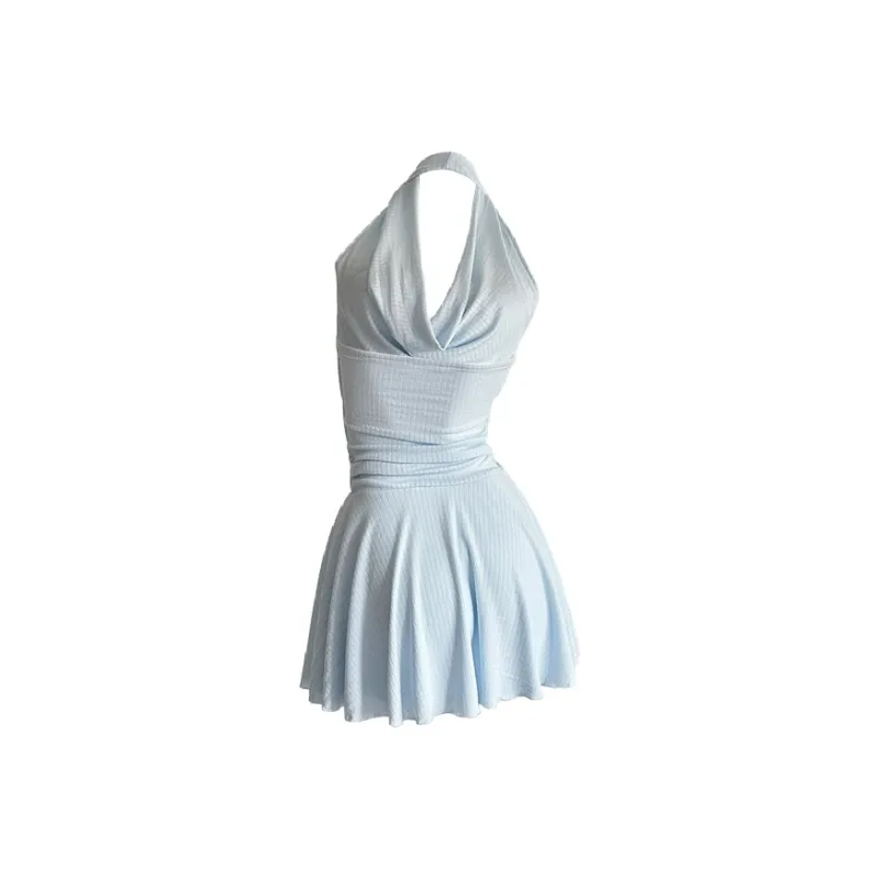 Aghr Sleeveless Dress Women's Blue-1