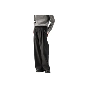 EYEUNDERSTAND Casual Pants Unisex Black