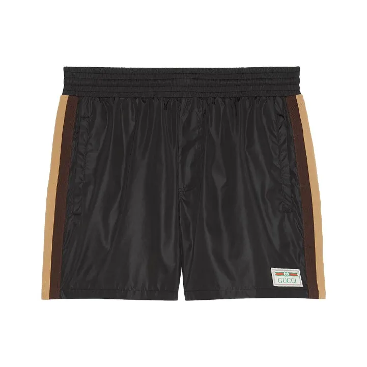 GUCCI Casual Shorts Men Black-0