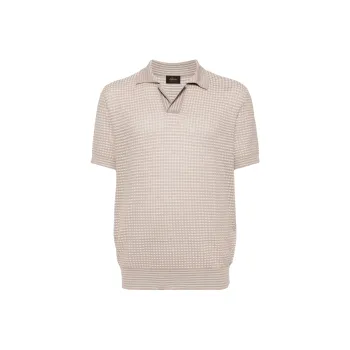 BRIONI SS25 Polo Shirt Men's Taupe