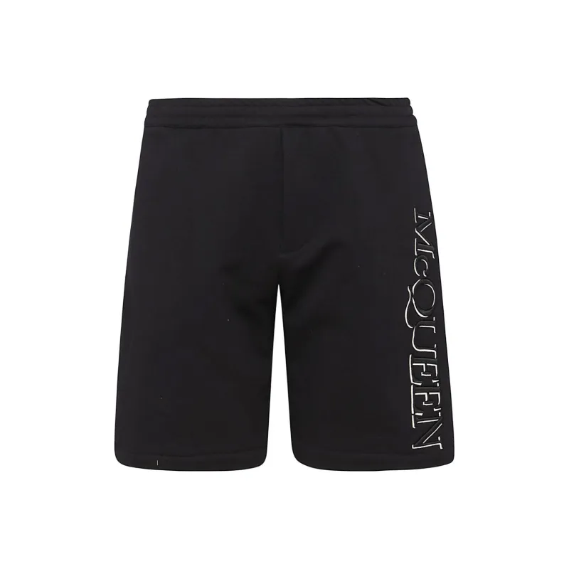 Alexander McQueen Casual Shorts Men Black-0