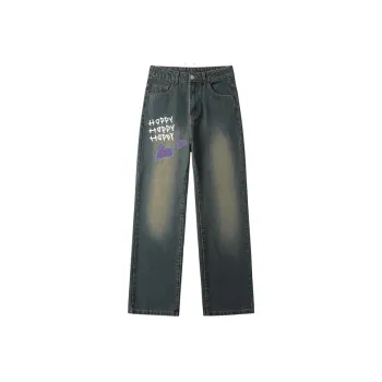 AFTER SCHOOL SPECIAL Jeans Unisex Vintage Blue