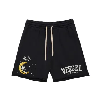VESSEL Casual Shorts Unisex Black