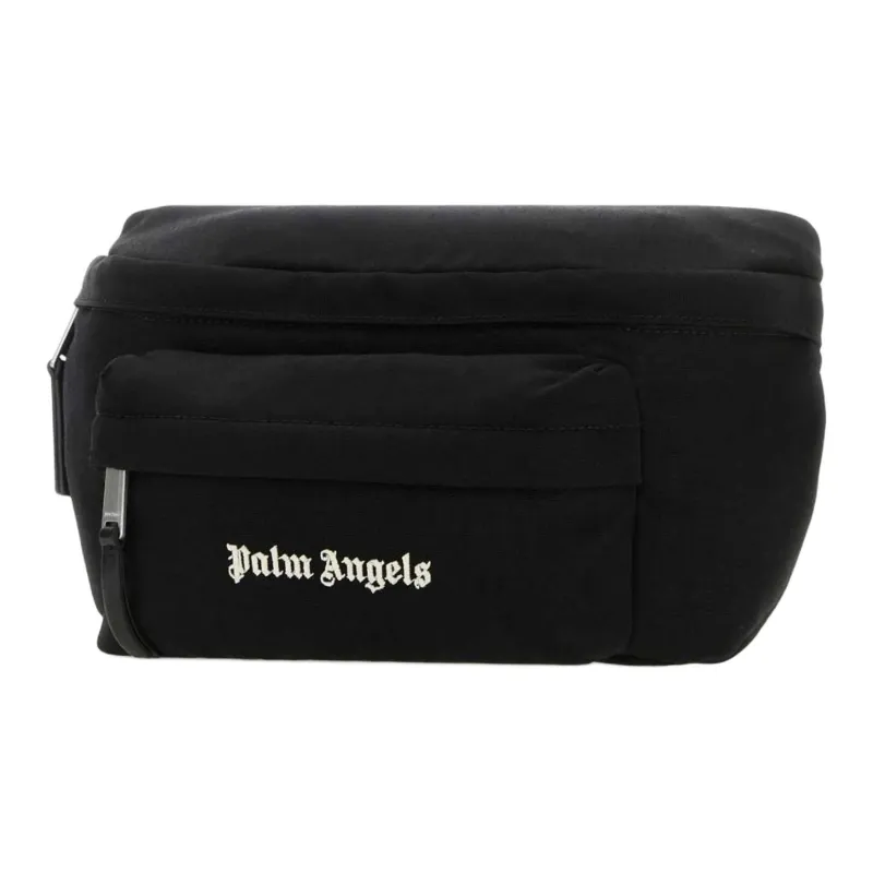 PALM ANGELS Logo Embroidered Messenger Bag-1