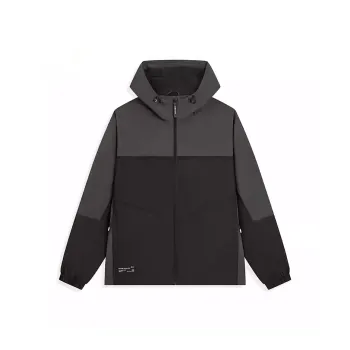 XTEP Trench Coat Men's Horn Gray/Jet Black
