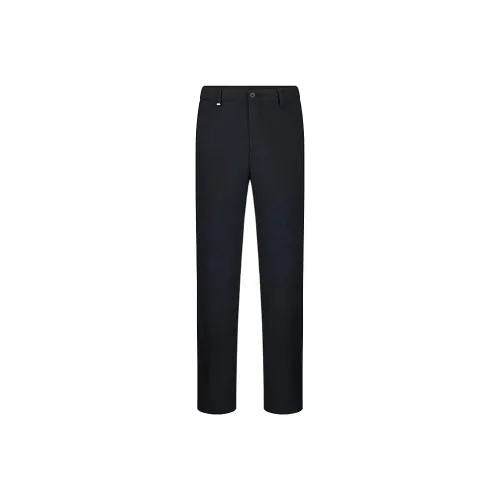 SEVEN Thickened Warm Suit Trouser For Fall And Winter Men's Navy Blue