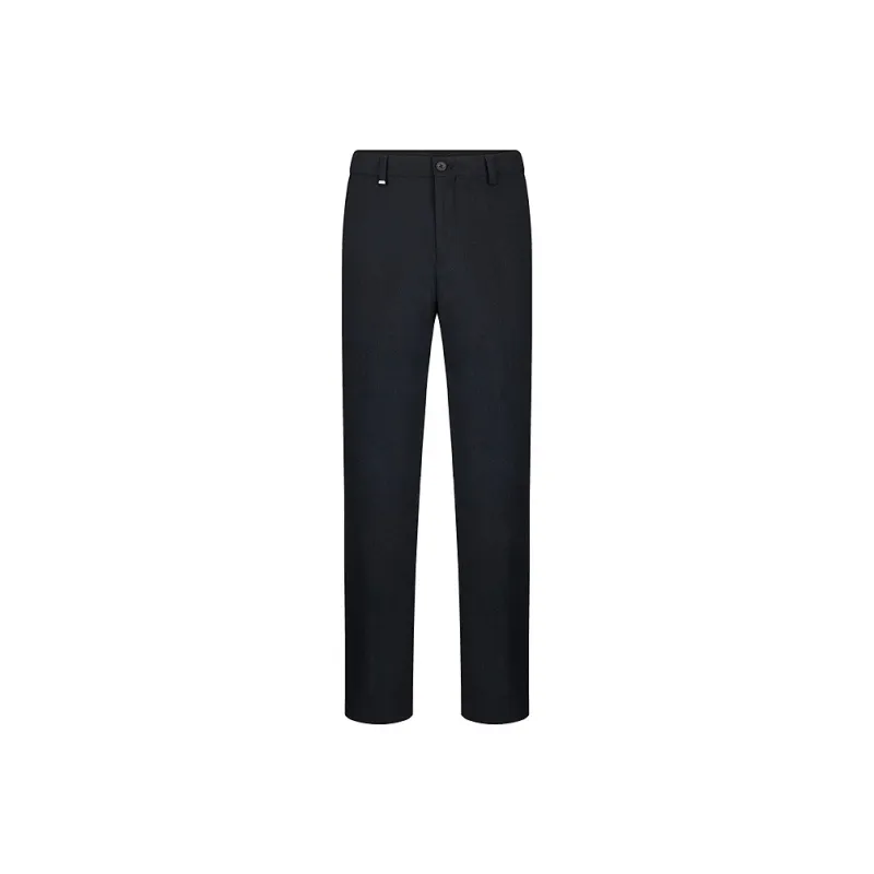 SEVEN Thickened Warm Suit Trouser For Fall And Winter Men's Navy Blue-0