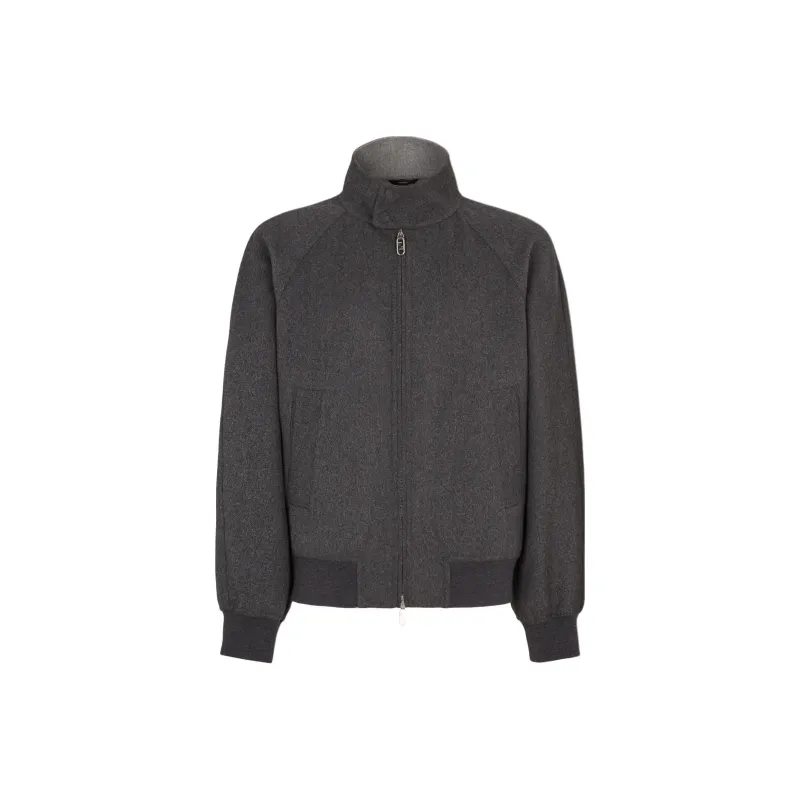 FENDI FW24 Jackets Coats Men's Gray-0