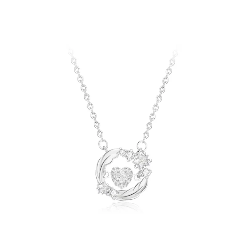 Love Link 999 Fine Silver Necklaces Women's-0