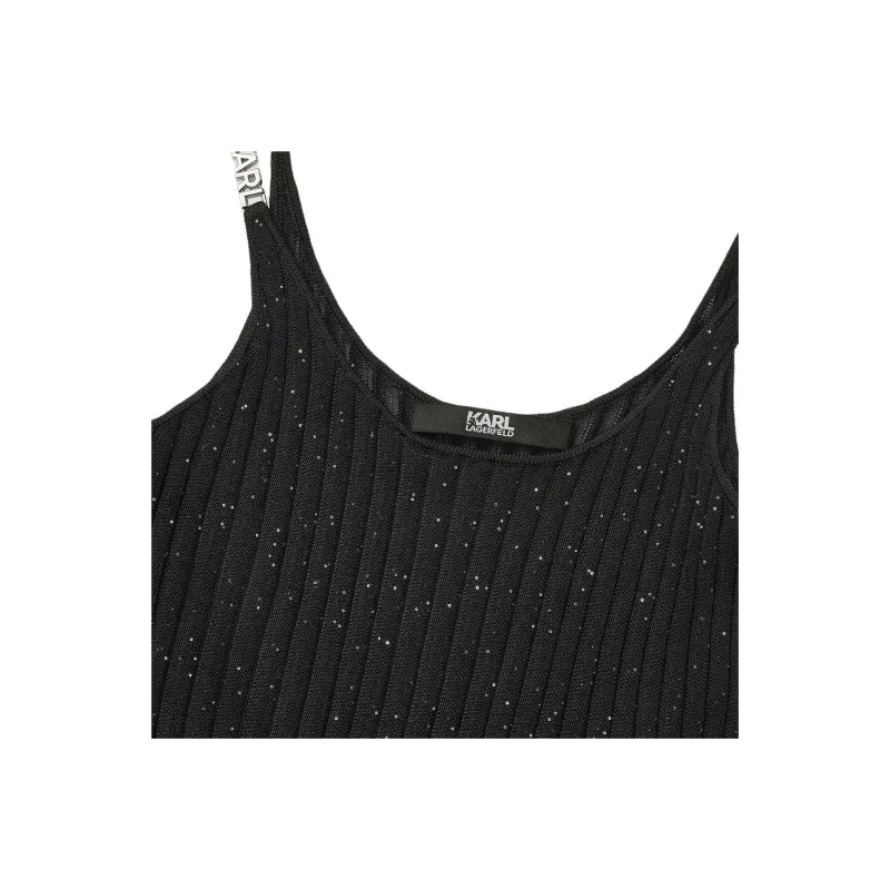 KARL LAGERFELD SS25 Camisole Women's Black-2