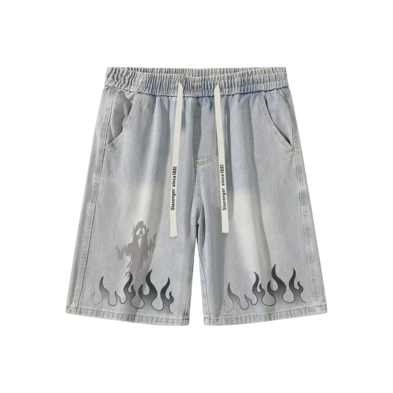 Slazenger Denim Shorts Unisex-5