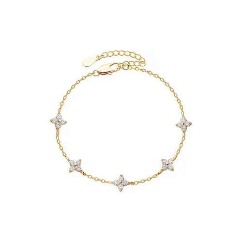Floating Joy 925 Sterling Silver Bracelets Women's Snake Year Good Luck