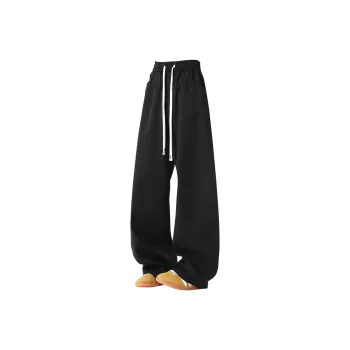 ZWWWZ Casual Pants Unisex Black