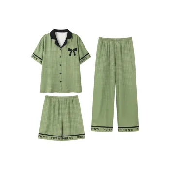 Qiao Ni Tong Pajama Set Women's Image Color