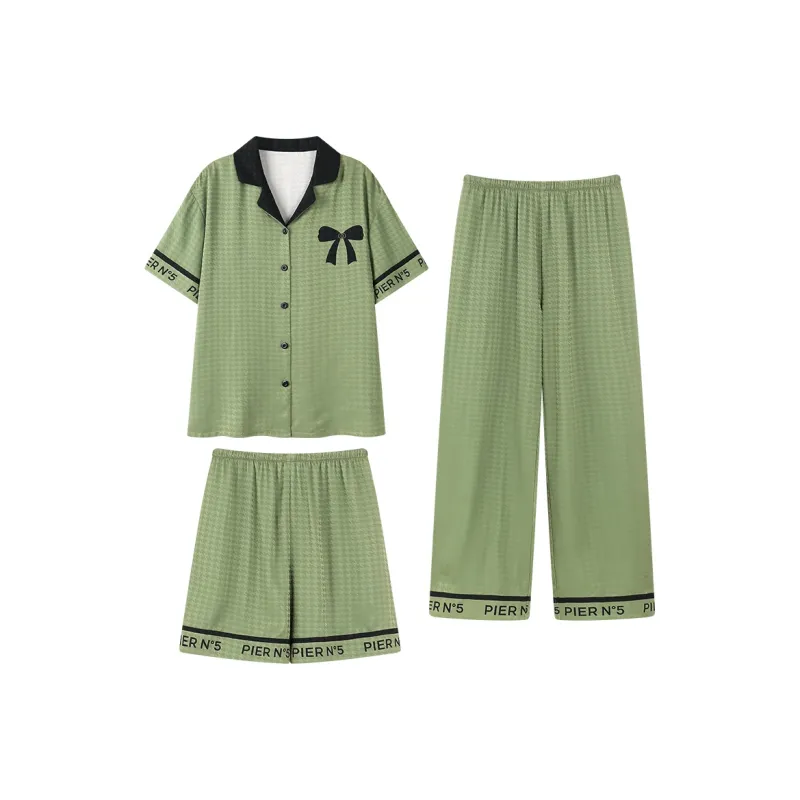 Qiao Ni Tong Pajama Set Women's Image Color-0