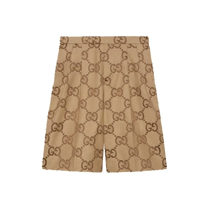 GUCCI Jumbo Gg Canvas Shorts-0