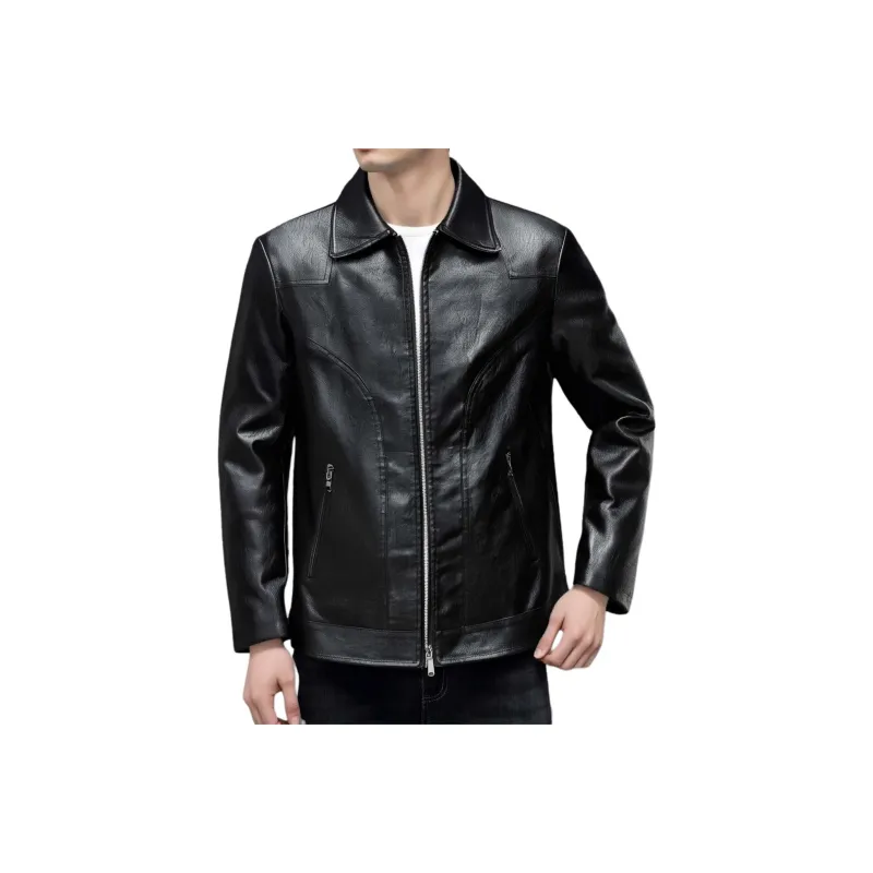 PIERRE CARDIN Leather Jacket Men's-0