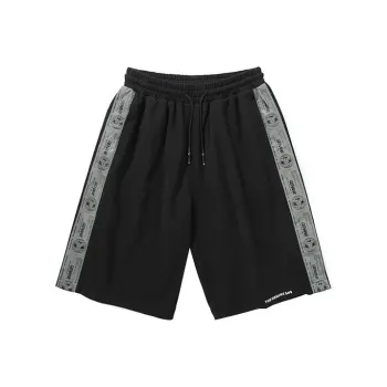GENANX Casual Shorts Unisex Black