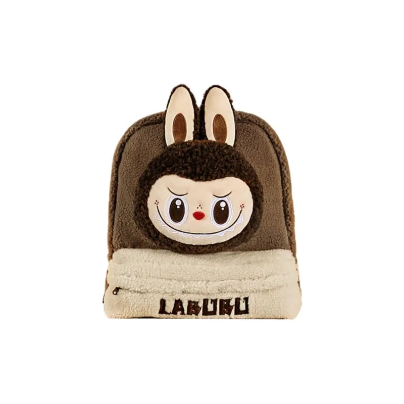 POP MART Polyester Backpack Women's Brown-0
