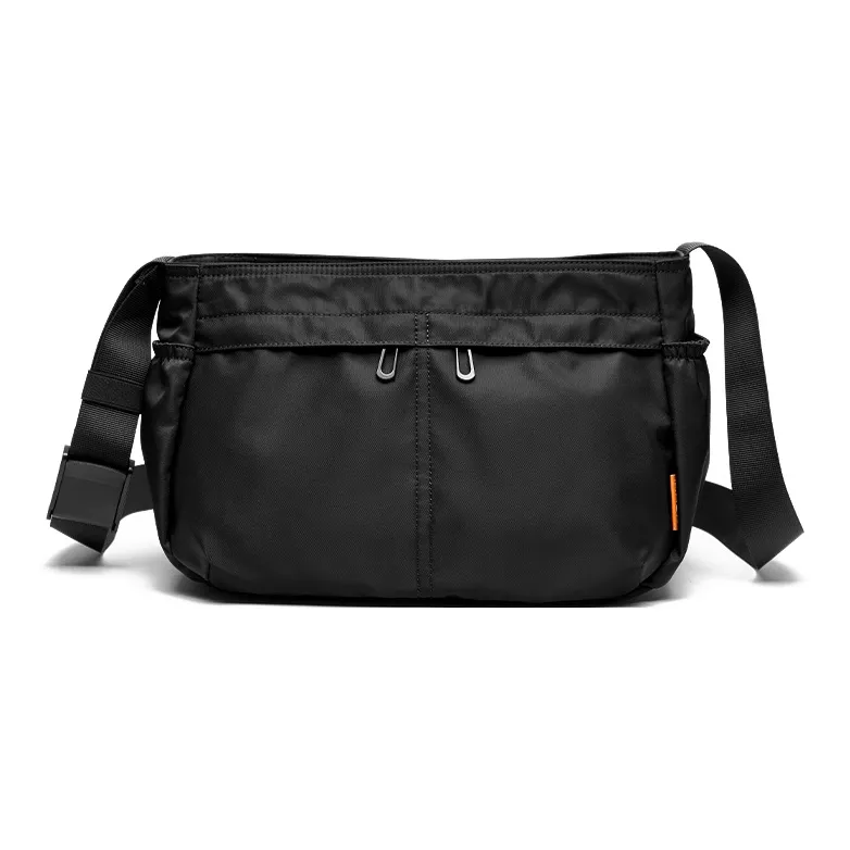 MOYYI Oxford Crossbody Bag Large Size Unisex Black-0