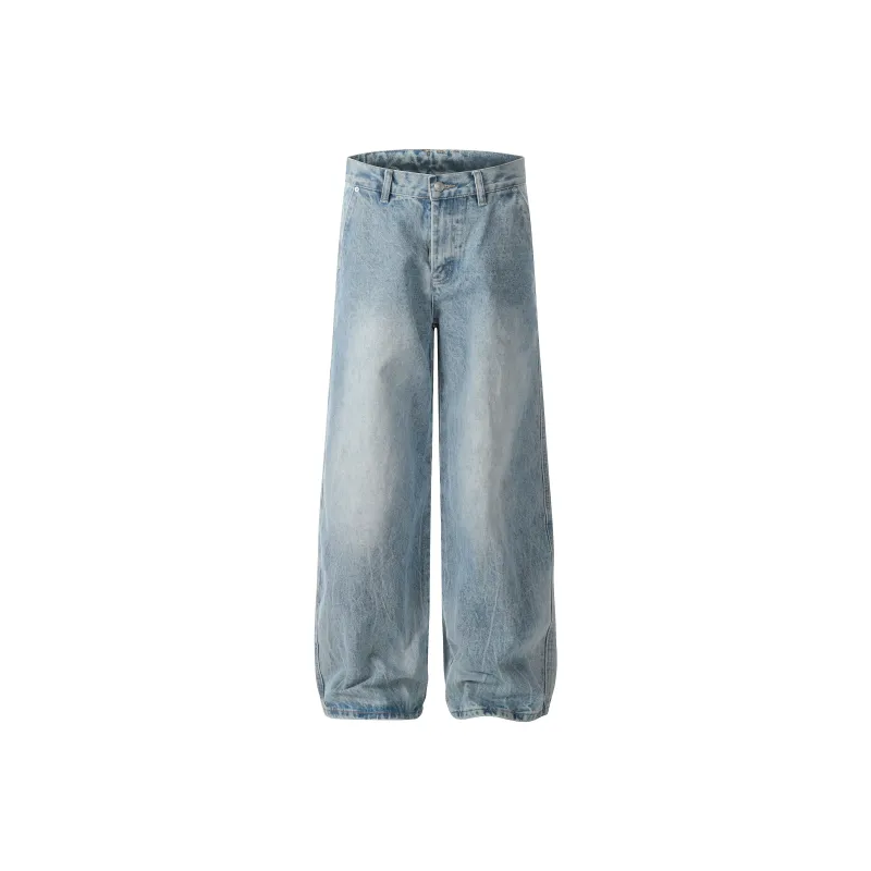GBXM Jeans Unisex Washed Blue-0
