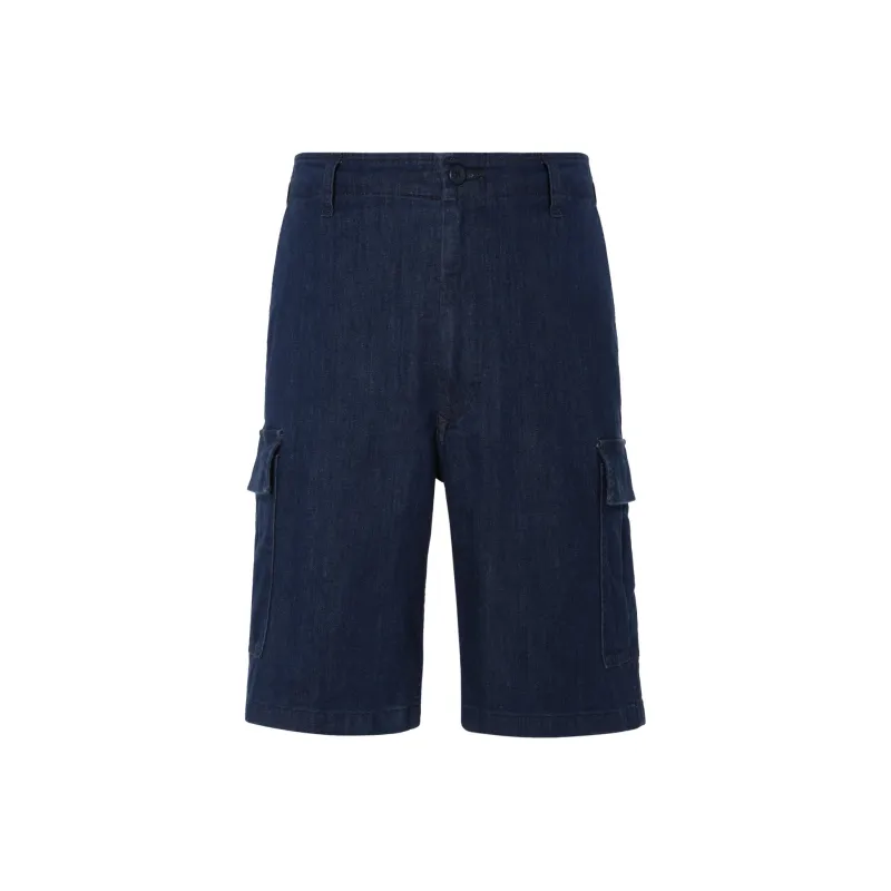 UNIQLO Denim Shorts Unisex Sea Blue-0