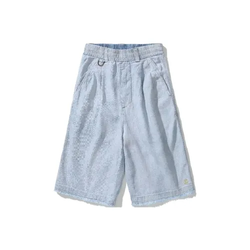Drew House Smiley Collection Denim Shorts Unisex Light Denim
