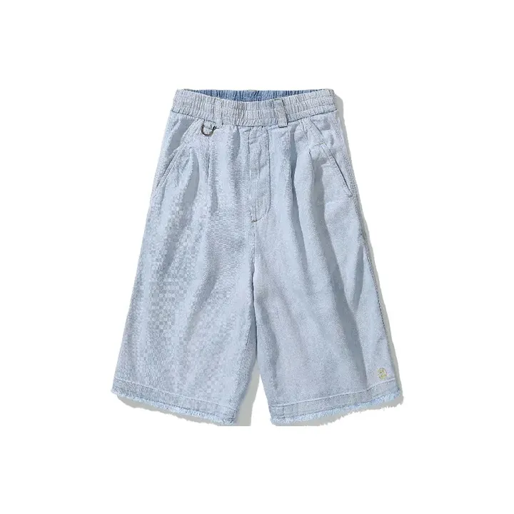 Drew House Smiley Collection Denim Shorts Unisex Light Denim-0