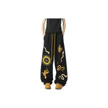 RKVC Casual Pants Unisex Black