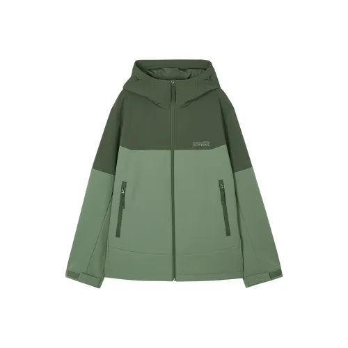 Skechers Sports Life Collection Wilderness Outdoor Collection Jackets Coats Men's Brown Green