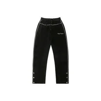 False Perception Casual Pants Unisex Black