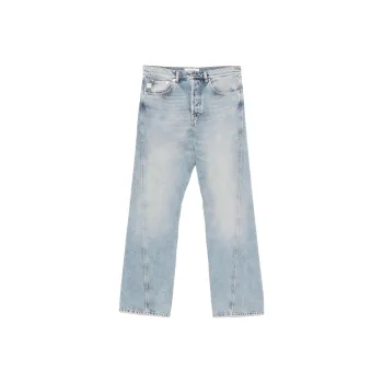 Lanvin Logo Patch Straight Jeans