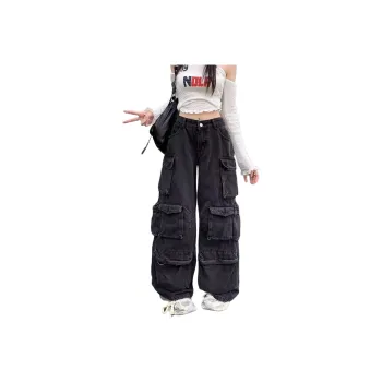 Chisportate Cargo Pants Unisex Black