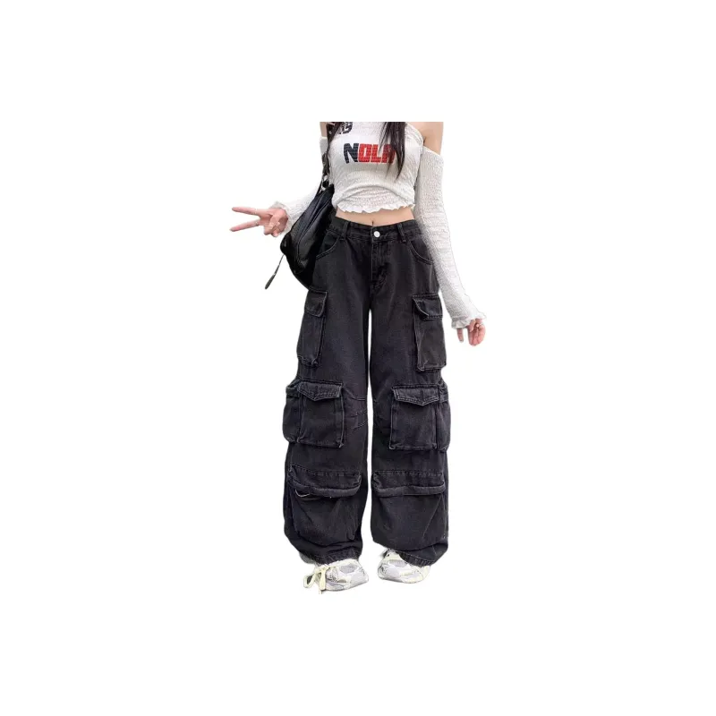Chisportate Cargo Pants Unisex Black-0