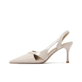 CAMEIDO Slim Heel High Heels Women's Nude