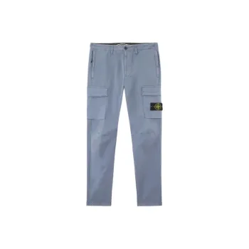 STONE ISLAND Cargo Pants Men's Light Blue