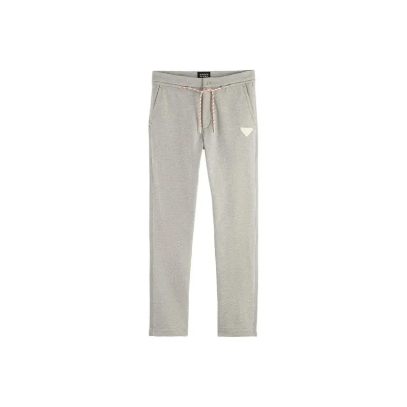 Scotch&Soda Knitted Sports Pants Men's Light Gray-0