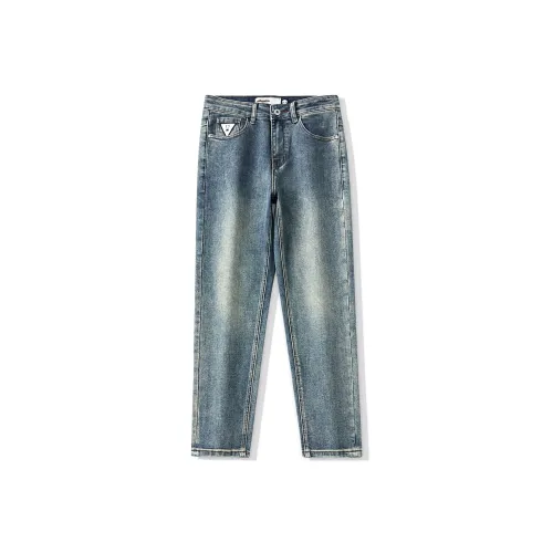 HIPANDA Jeans Men's Vintage Blue