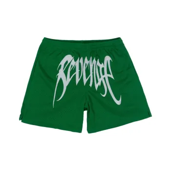 Revenge Loose Fit Shorts Men's Green