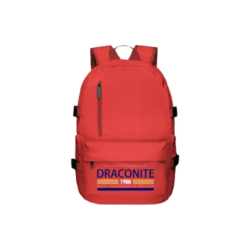 DRACONITE Polyester Student Backpack Regular Unisex White