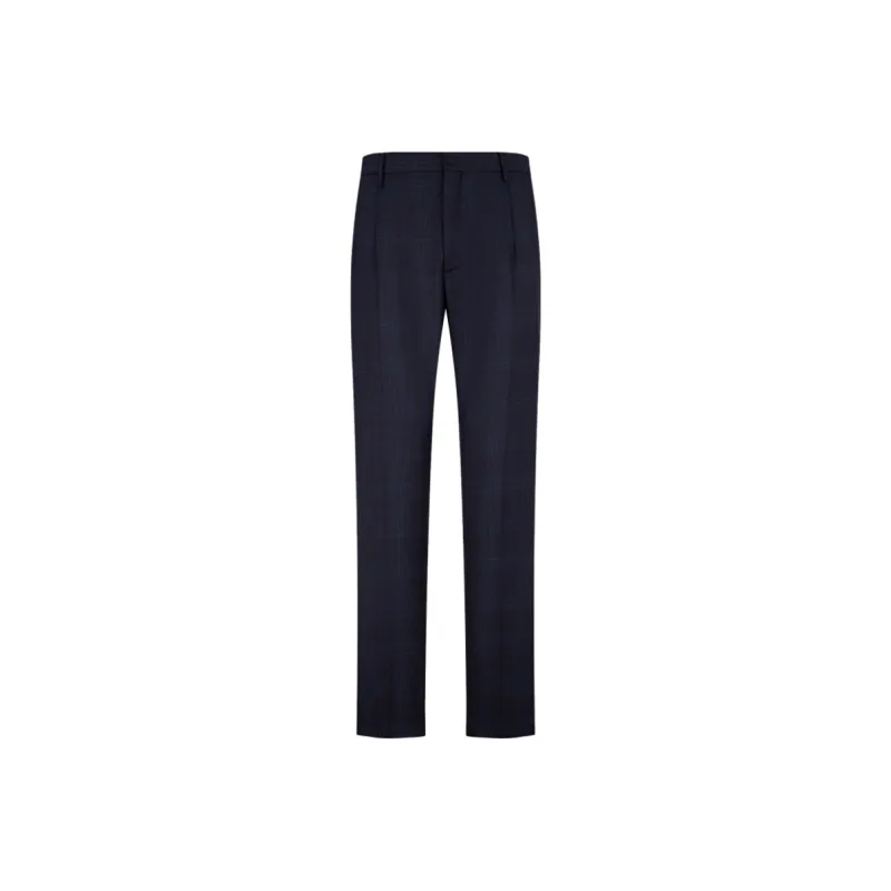 Tommy Hilfiger Suit Trouser Men's Navy Blue Plaid-0