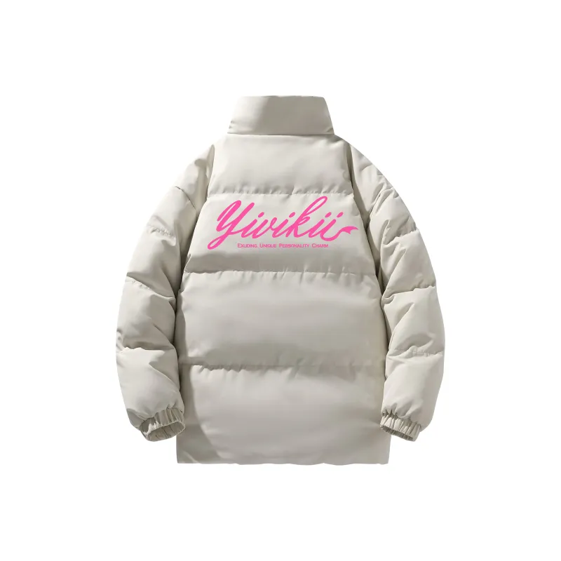 YIVIKII Puffer Jacket Unisex Phantom Black-2