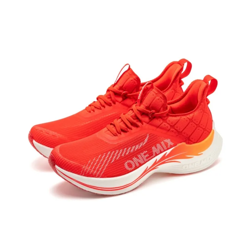 ONEMIX Light Nails Running Shoes Unisex Energetic Red-3