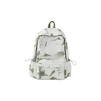 Alcohol Dragon Nylon Backpack Women's Multicolor