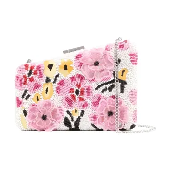 Staud Carmella Beaded Clutch Bag