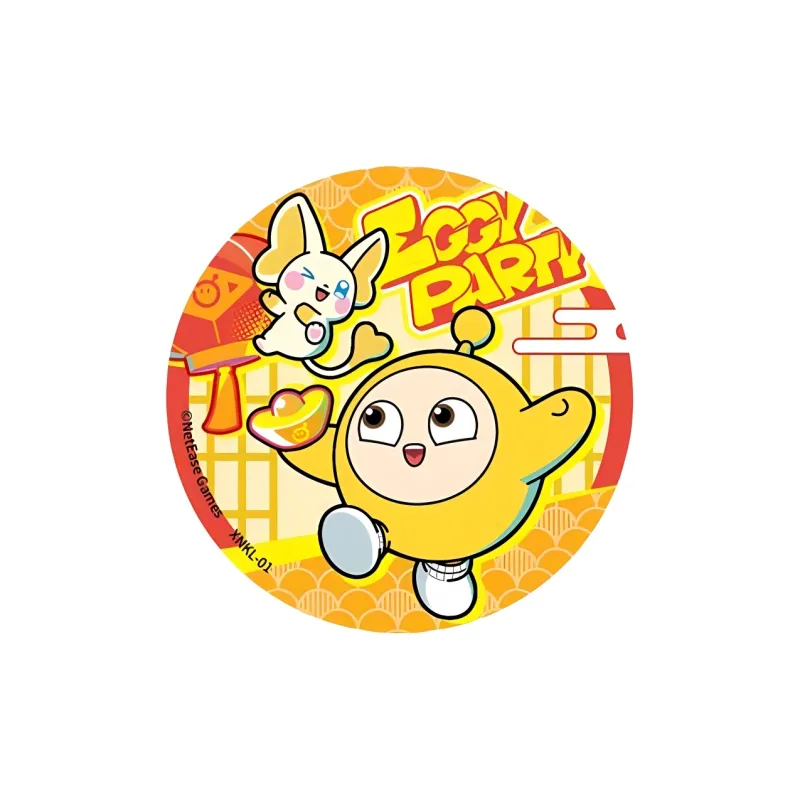 KAYOU Eggy Party Tinplate New Year Collection Badges-5