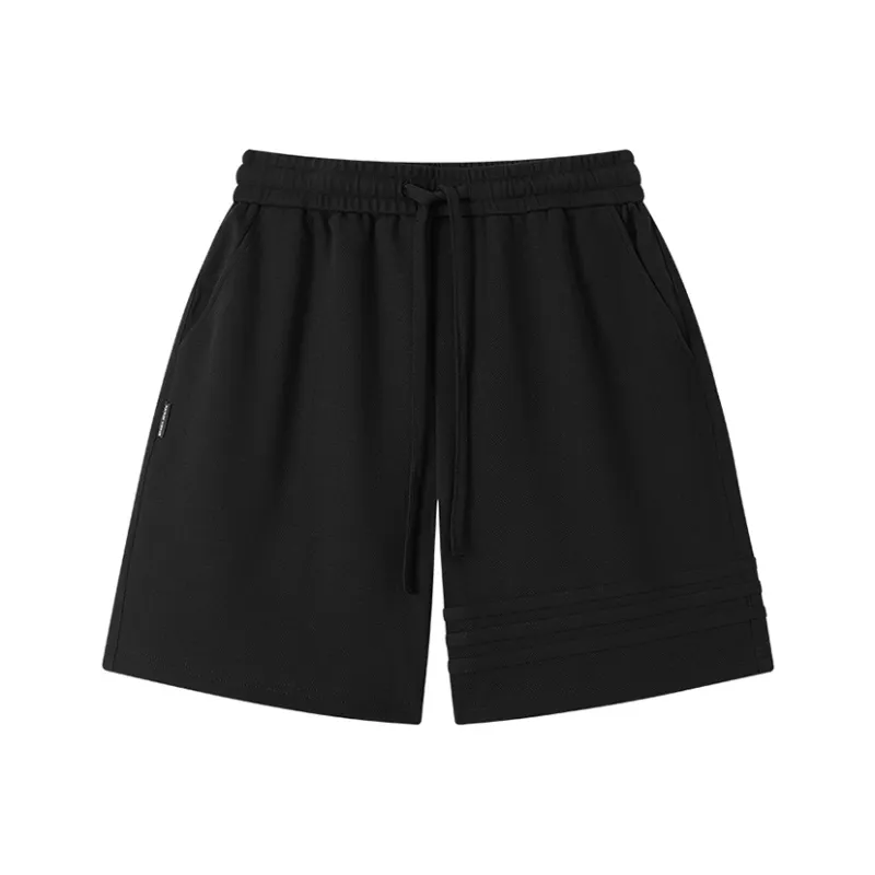 MAISON VINSON Solid Color Sports Casual Shorts Unisex-23