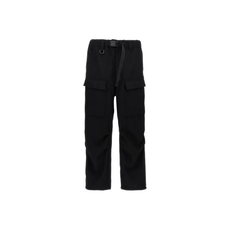 Y 3 Flannel Cargo Trousers-0