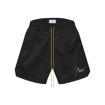 RHUDE Casual Shorts Men Black
